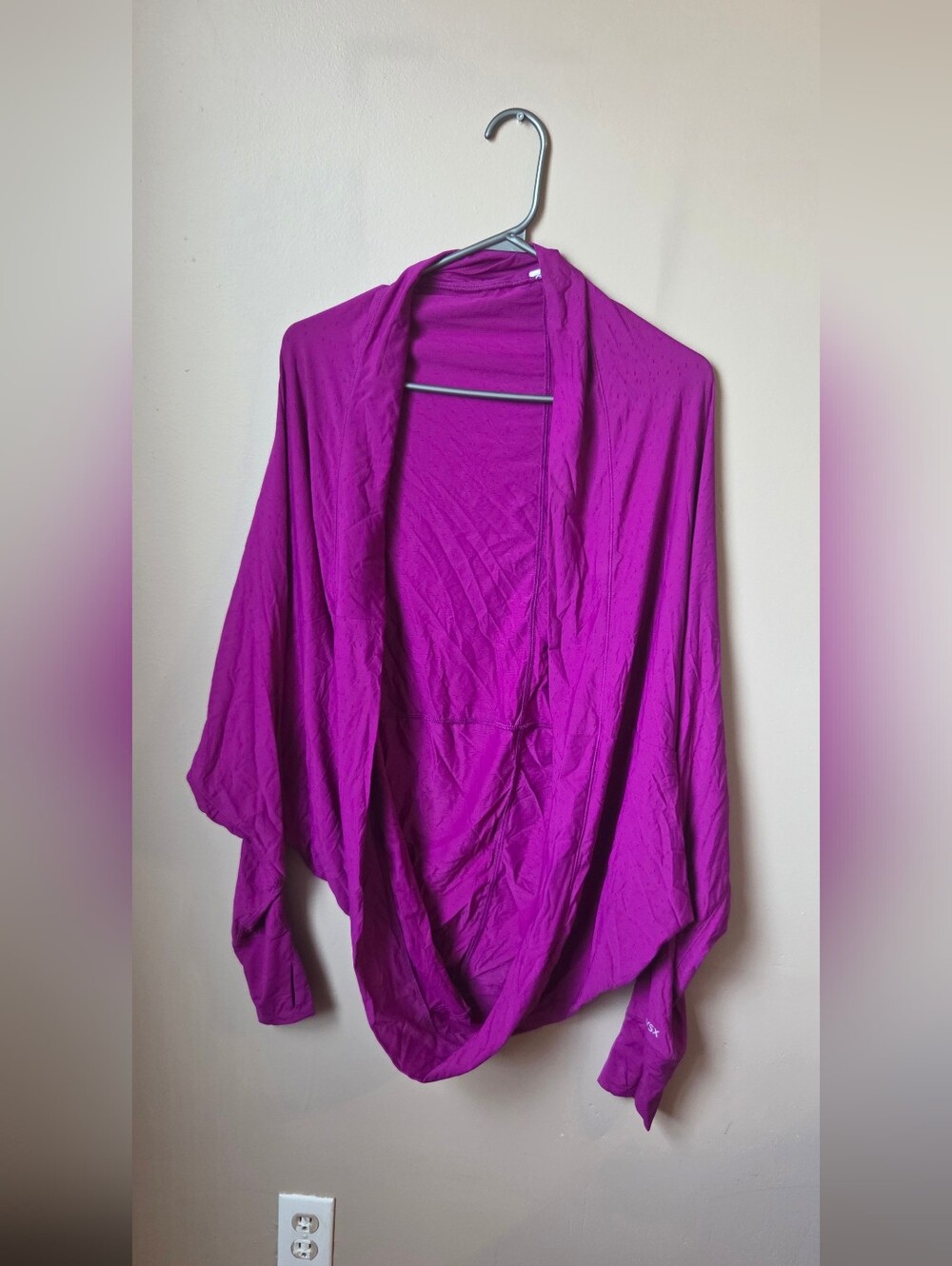 Victoria's Secret Open Drape Cardigan in Magenta